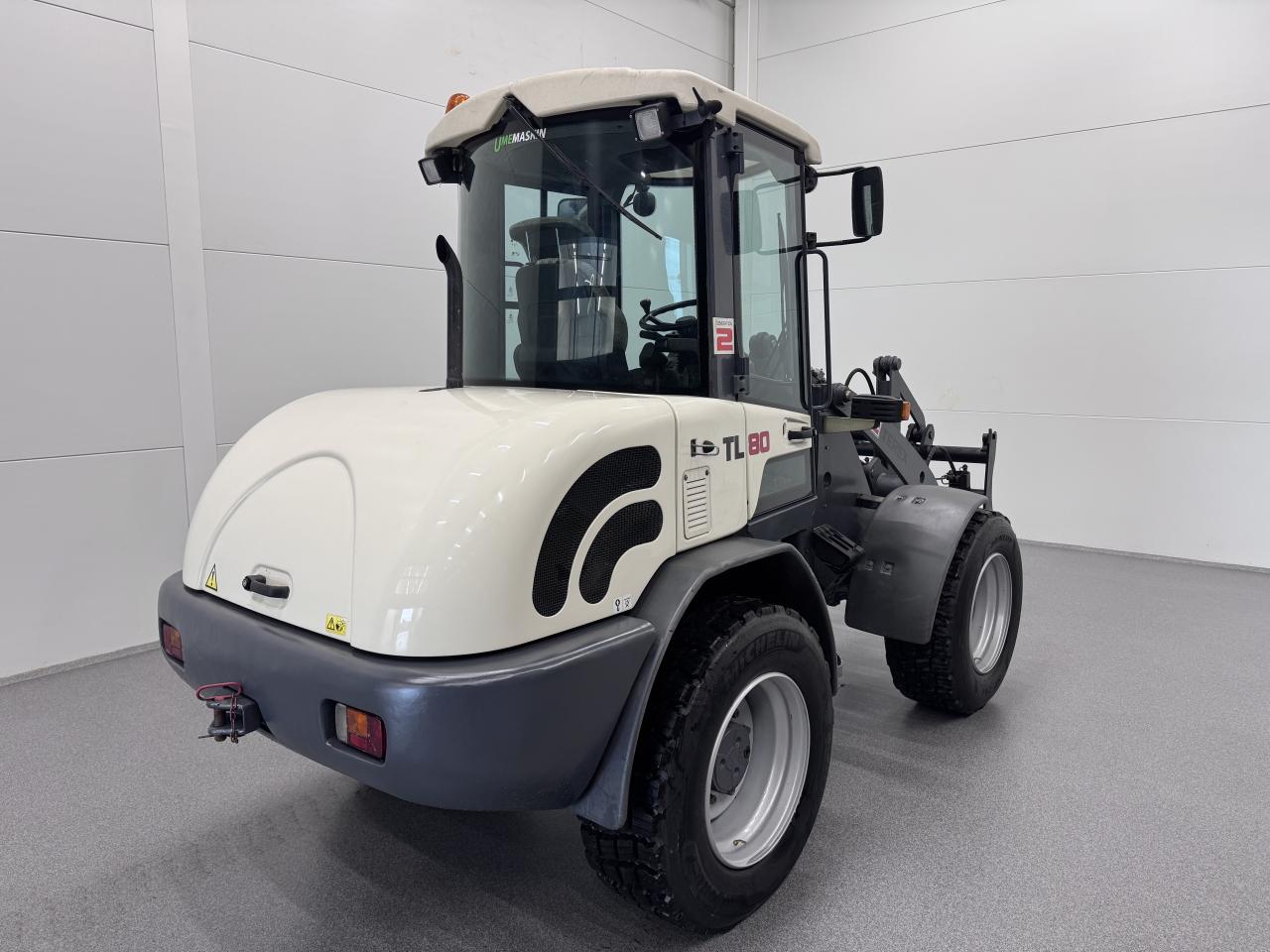 Bild på Terex TL80 med nya snödäck